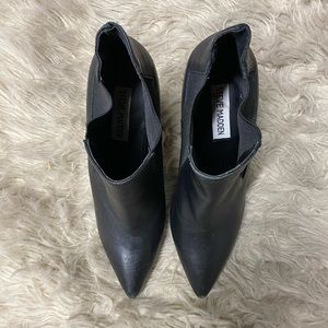 Steve Madden Black Heel Booties